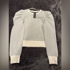 Rebecca Minkoff Gray and  white  Sweatshirt  size S